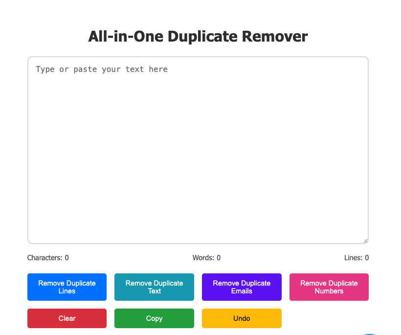 All-in-One Duplicate Remover