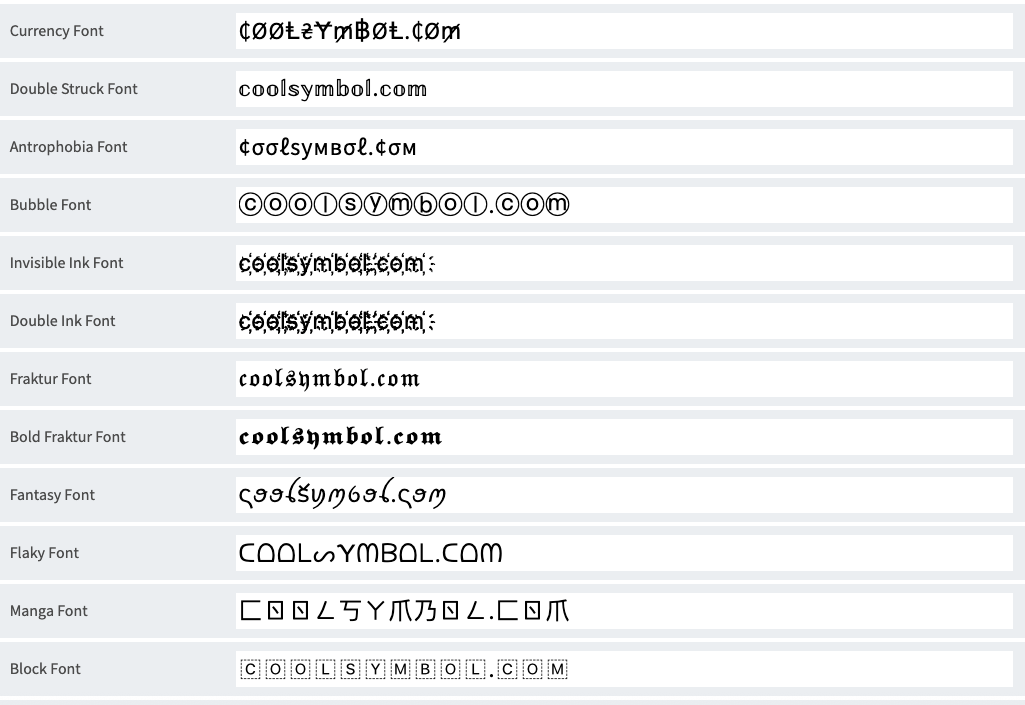 Fancy Text Generator PHP Script