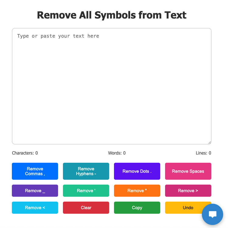 Remove All Symbols PHP Script