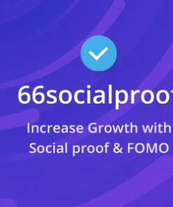 66socialproof - Social Proof & FOMO Widgets Notifications (SAAS)